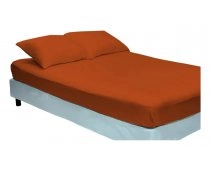 Sabanas Queen Size Ajustable Lisa 220 X 240cm Poliester Terracota | Liso Sabanas Queen Size Ajustable Lisa 220 X 240cm Poliester Terracota | Liso