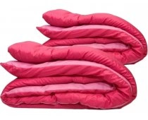 Pack 2 Acolchados 1 Plazas Y Media Liso Reversible Invierno Rosa/Fucsia | Liso Reversible Pack 2 Acolchados 1 Plazas Y Media Liso Reversible Invierno Rosa/Fucsia | Liso Reversible