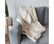 Manta Rustica Cubre Sillon Pie De Cama Con Flecos 170x200 Cm Pampa | Rayas Manta Rustica Cubre Sillon Pie De Cama Con Flecos 170x200 Cm Pampa | Rayas